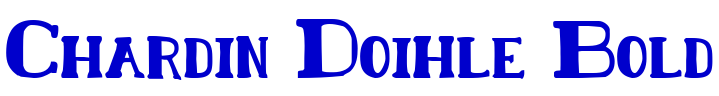 Chardin Doihle Bold लिपि